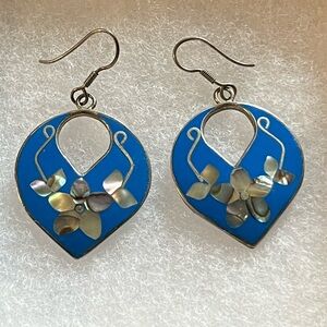 Vintage Alpaca Mexico Earrings